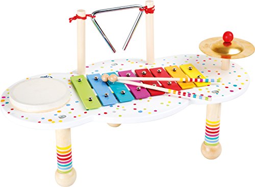 Small Foot Muziektafel Met Vier Instrumenten 44 X 23 X 25 Cm von Small Foot