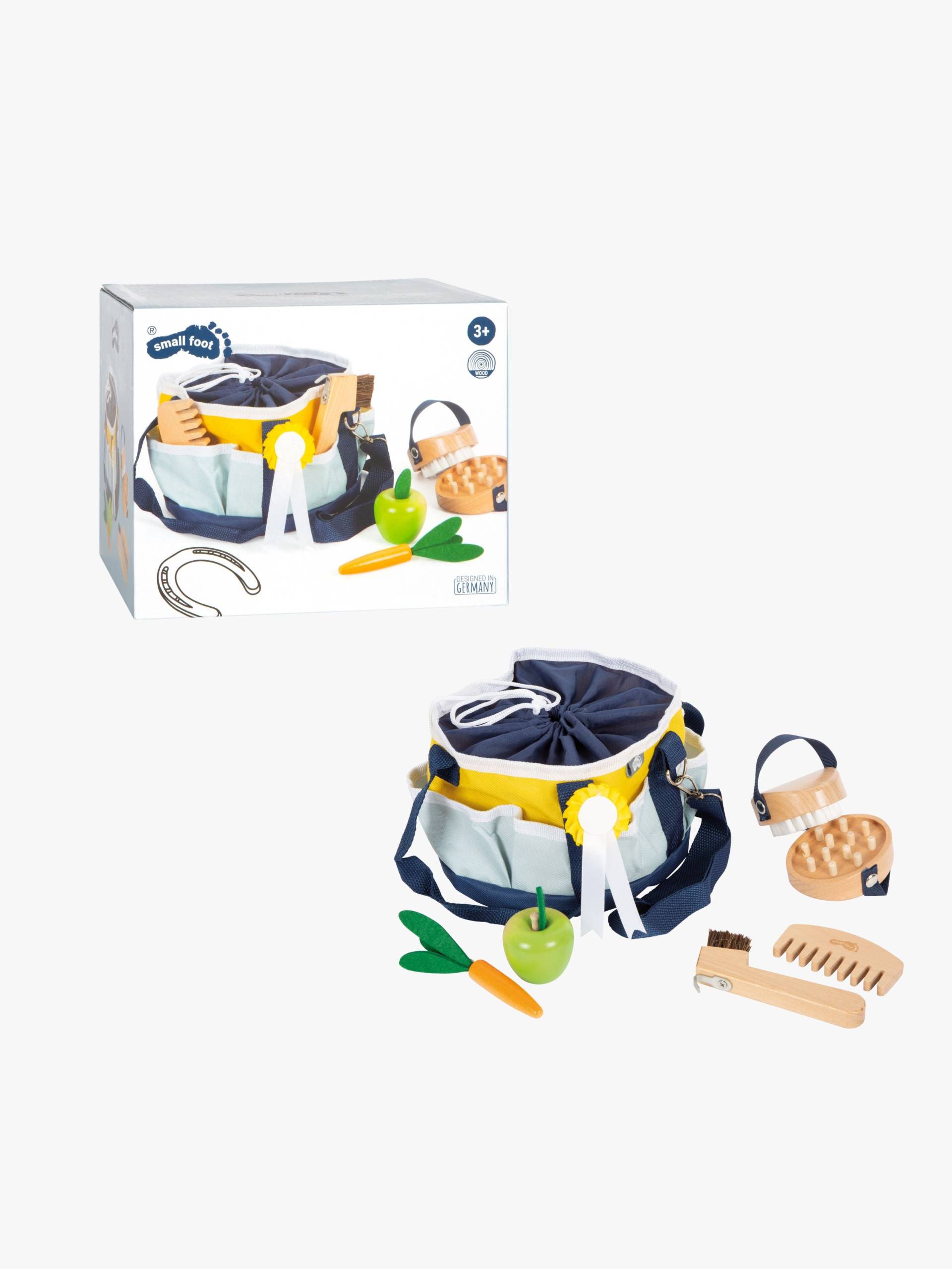 Small Foot Pflegeset für Steckenpferd, Blau von Small Foot