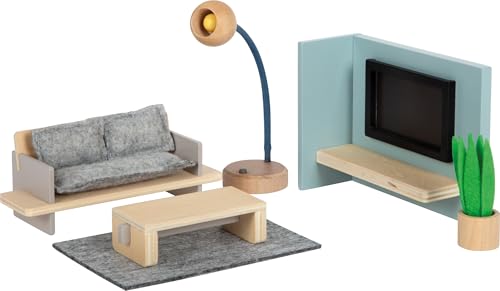 Small Foot Puppenhausmöbel Wohnzimmer aus Holz, Möbel-Set für das Puppenhaus, für Kinder ab 3 Jahren, 12633 Small Foot Puppenhausmöbel Wohnzimmer aus Holz, Möbel-Set für das Puppenhaus, für Kinder ab 3 Jahren, 12633 von Small Foot
