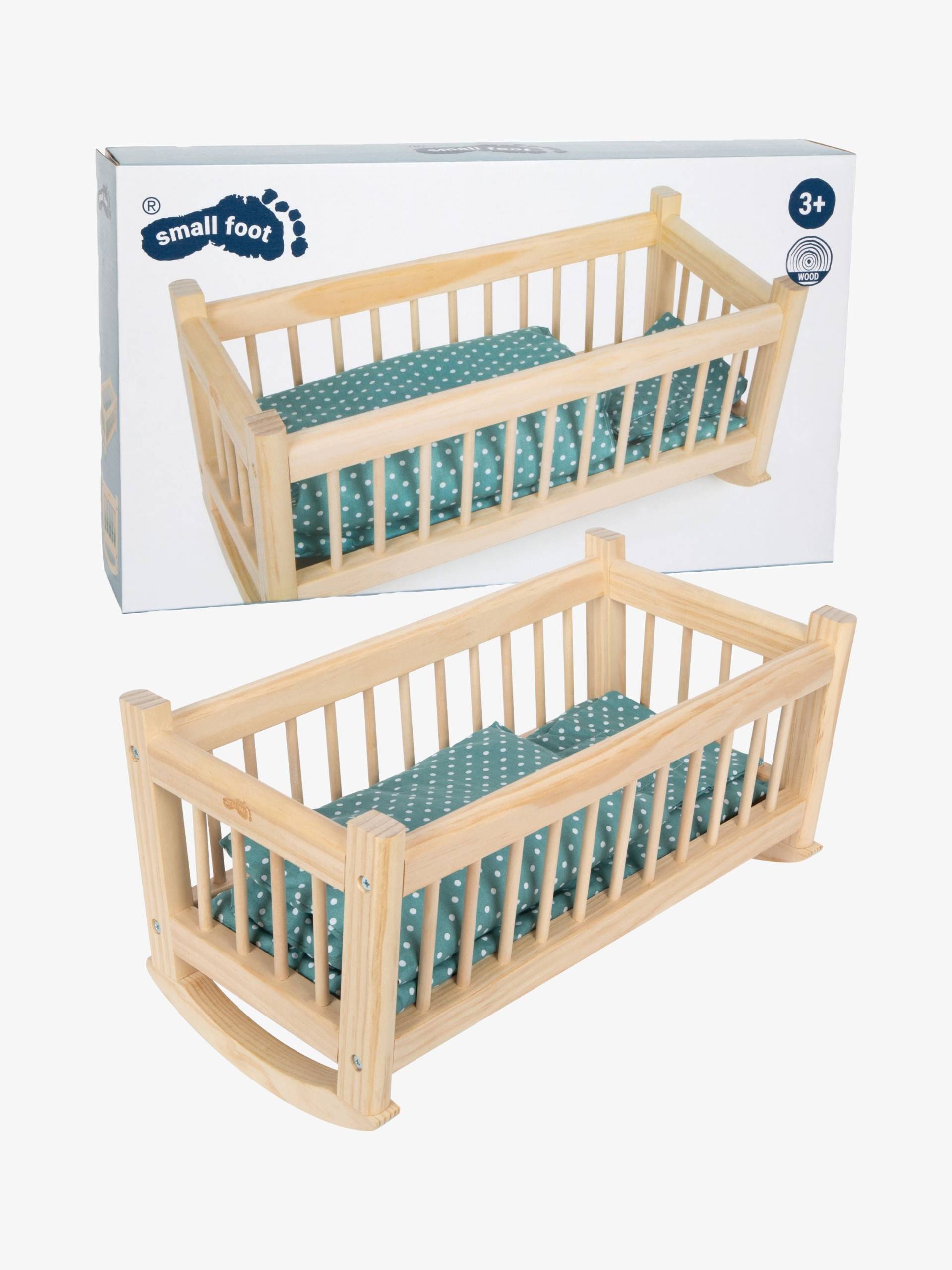 Small Foot Puppenwiege aus Naturholz von Small Foot