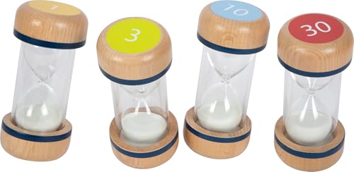 small foot Sanduhren-Set XL "Educate" aus Buchenholz, 4-teiliges Lernspielzeug-Set für Kinder ab 3 Jahre, 12386 small foot Sanduhren-Set XL "Educate" aus Buchenholz, 4-teiliges Lernspielzeug-Set für Kinder ab 3 Jahre, 12386 von Small Foot