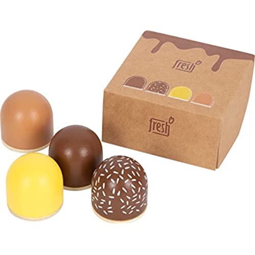small foot Schokoküsse "fresh" aus Holz, Zubehör für Kaufladen und Kinderküche, Rollenspielzeug ab 3 Jahren, 12349 small foot Schokoküsse "fresh" aus Holz, Zubehör für Kaufladen und Kinderküche, Rollenspielzeug ab 3 Jahren, 12349 von Small Foot