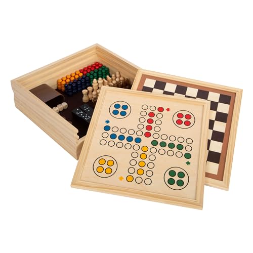 Small Foot Spielesammlung 7 Klassiker aus Holz, Gesellschaftsspiele für die ganze Familie, für Kinder ab 6 Jahren, 12322 Small Foot Spielesammlung 7 Klassiker aus Holz, Gesellschaftsspiele für die ganze Familie, für Kinder ab 6 Jahren, 12322 von Small Foot