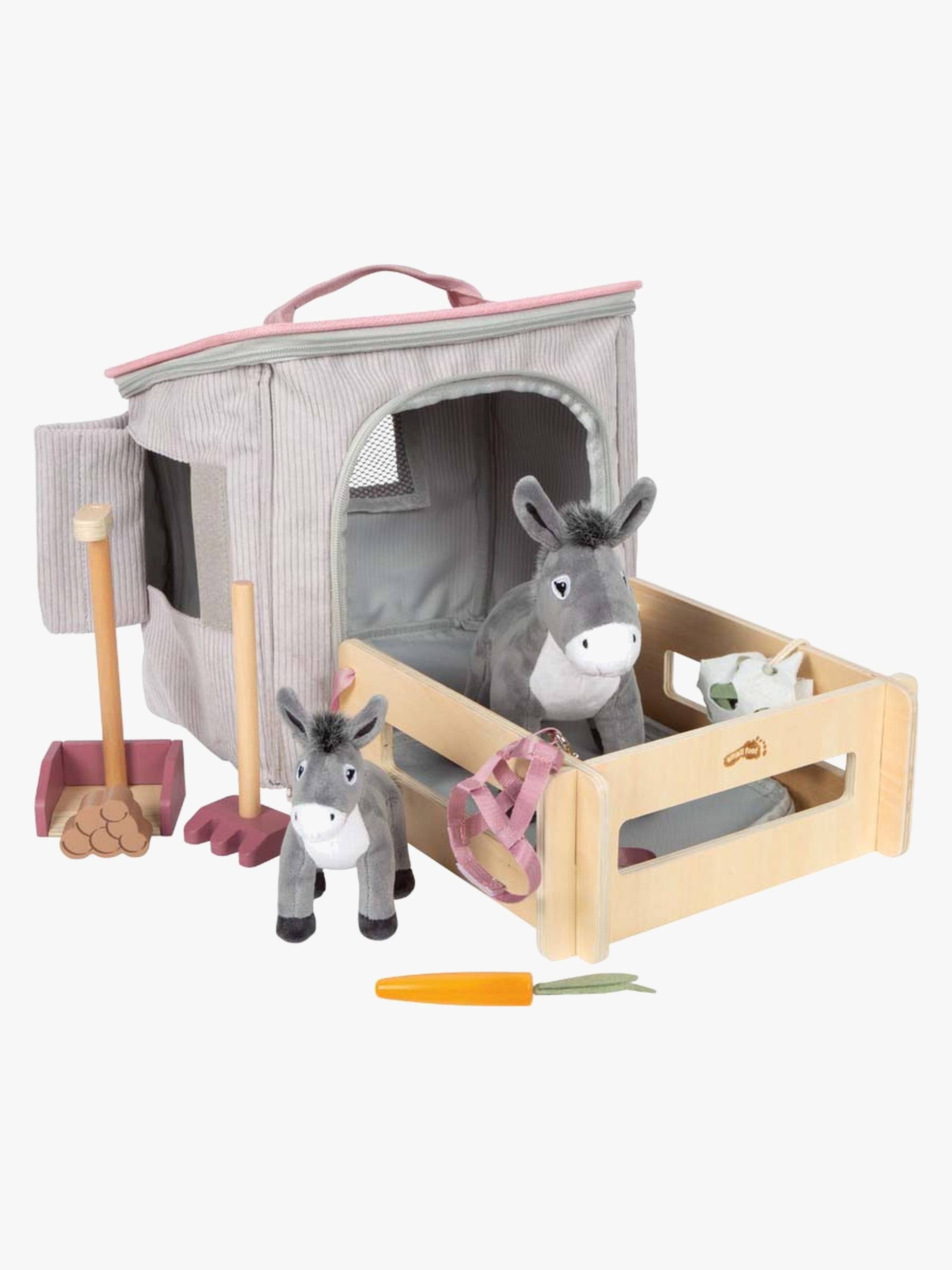 Small Foot Spielset Esel Mit Stall In Tasche Small Foot Spielset Esel Mit Stall In Tasche von Small Foot