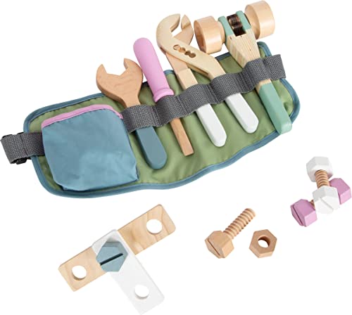 small foot Werkzeuggürtel "Nordic" aus Holz, mit Holzwerkzeugen für Kinder, mit verstellbarem Gurt, ab 3 Jahren, 11874 small foot Werkzeuggürtel "Nordic" aus Holz, mit Holzwerkzeugen für Kinder, mit verstellbarem Gurt, ab 3 Jahren, 11874 von Small Foot