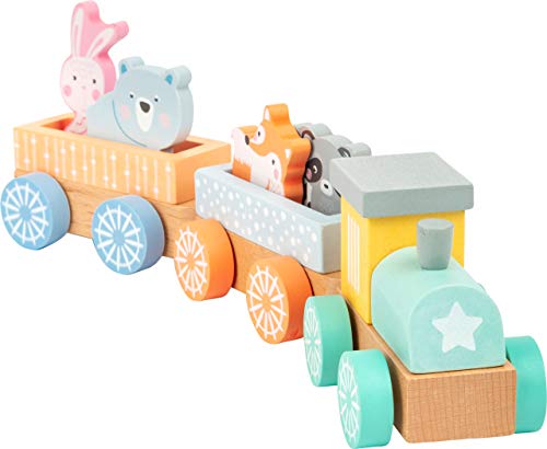 small foot Eisenbahn "Pastell" aus Holz, Spieleisenbahn mit kleinen Tierfreunden als Passagiere, ab 3 Jahren, 11470 small foot Eisenbahn "Pastell" aus Holz, Spieleisenbahn mit kleinen Tierfreunden als Passagiere, ab 3 Jahren, 11470 von Small Foot