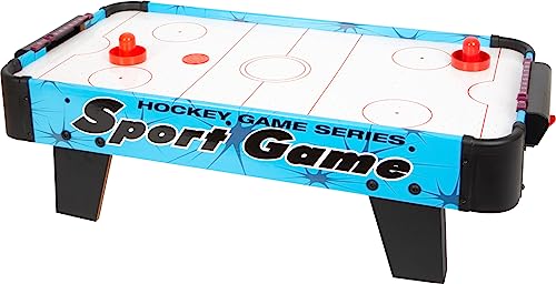 small Foot Air-Hockey Champion, kompakter Tischaufleger für Speedhockey, mit Puck, ab 5 Jahren, 12445, ca. 69 x 36 x 21 cm, Blau small Foot Air-Hockey Champion, kompakter Tischaufleger für Speedhockey, mit Puck, ab 5 Jahren, 12445, ca. 69 x 36 x 21 cm, Blau von Small Foot