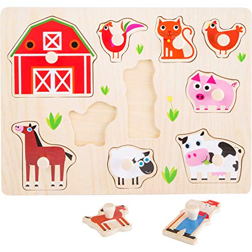small foot 10444 Setzpuzzle Bauernhof/F von Small Foot