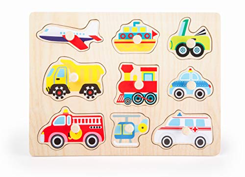 small foot 10446 Setzpuzzle Fahrzeuge/F von Small Foot