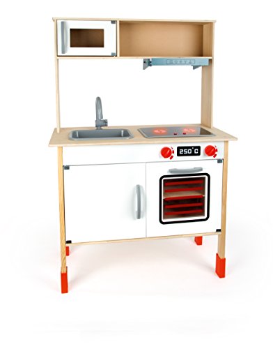small foot 10749 Kinderküche modern aus Holz mit umfassender Ausstattung, Rollenspielzeug für Kinder ab 3 Jahren small foot 10749 Kinderküche modern aus Holz mit umfassender Ausstattung, Rollenspielzeug für Kinder ab 3 Jahren von Small Foot