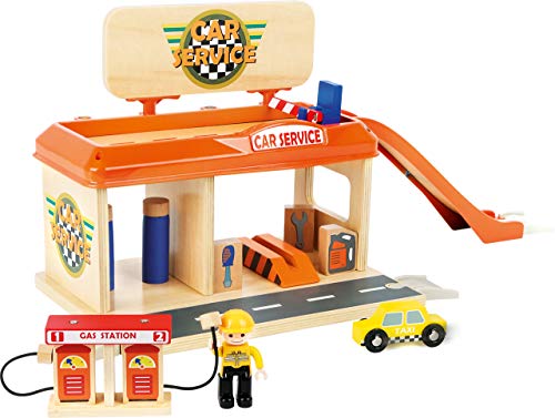 small foot 10799 Werkstatt mit Tankstelle, Parkdeck, Waschanlage und Zubehör, wie Zapfsäulen und Tankwart, ab 3 Jahren small foot 10799 Werkstatt mit Tankstelle, Parkdeck, Waschanlage und Zubehör, wie Zapfsäulen und Tankwart, ab 3 Jahren von Small Foot