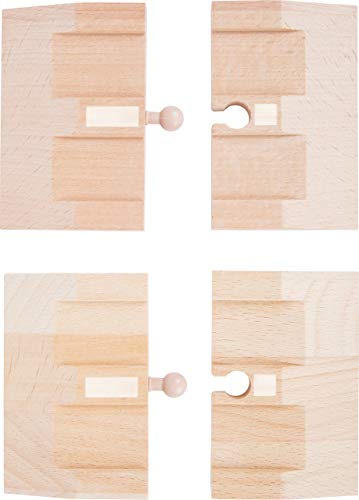 small foot 10809 World Straßen-Set natürlichem Holz, Zwei Zweiteilige Rampen, kompatibel mit Allen gängigen Holzeisenbahnen small foot 10809 World Straßen-Set natürlichem Holz, Zwei Zweiteilige Rampen, kompatibel mit Allen gängigen Holzeisenbahnen von Small Foot