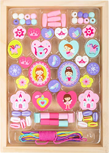small foot 11014 Fädelperlen aus Holz, mit Prinzessinnen-Motiven, in praktischer Holzkiste zum Aufbewahren, ab 3 Jahren Liebe Spielzeug, Mehrfarbig small foot 11014 Fädelperlen aus Holz, mit Prinzessinnen-Motiven, in praktischer Holzkiste zum Aufbewahren, ab 3 Jahren Liebe Spielzeug, Mehrfarbig von Small Foot