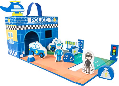 small foot 11113 Spielkoffer Polizeiwache FSC® 100% Mehrfarbig von Small Foot