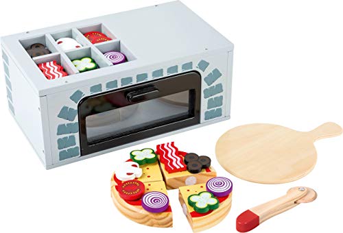 small foot Pizza-Ofen aus Holz, ideal für Kinderküchen, mit Pizza, Pizzateller und Pizzaschneider, ab 3 Jahren, 11204 small foot Pizza-Ofen aus Holz, ideal für Kinderküchen, mit Pizza, Pizzateller und Pizzaschneider, ab 3 Jahren, 11204 von Small Foot