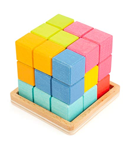 small foot 11346 3D Puzzle Würfel, bestehend aus 7 Teilen, Denkspiel ab 5 Jahren small foot 11346 3D Puzzle Würfel, bestehend aus 7 Teilen, Denkspiel ab 5 Jahren von Small Foot