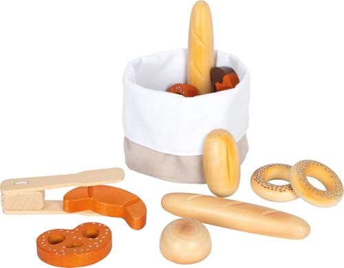 small foot Brotkorb-Set "fresh" aus Holz, mit Backzange, Zubehör für Kinderküche und Kaufladen, ab 3 Jahren, 11444 small foot Brotkorb-Set "fresh" aus Holz, mit Backzange, Zubehör für Kinderküche und Kaufladen, ab 3 Jahren, 11444 von Small Foot