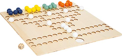 small foot 11786 Barrikade XL aus Holz für 4 Spieler, Gesellschaftsspiel für die ganze Familie im Großformat, 6 Jahren von Small Foot