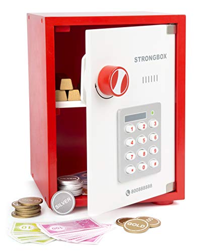 small foot 12012 Tresor inkl. Spielgeld und Goldbarren aus Holz, REGT das Rollenspiel an, Safe für Kinder, ab 3 Jahren Spielzeug, Mehrfarbig small foot 12012 Tresor inkl. Spielgeld und Goldbarren aus Holz, REGT das Rollenspiel an, Safe für Kinder, ab 3 Jahren Spielzeug, Mehrfarbig von Small Foot