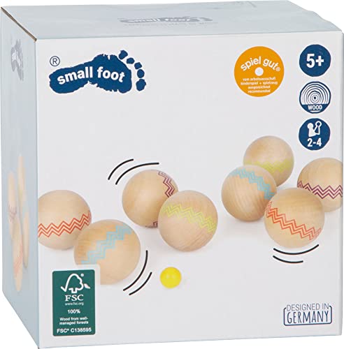 small foot Boule "Active" aus FSC® 100%-zertifiziertem Holz, Outdoor-Familienspiel, ab 5 Jahren, 12029 von Small Foot