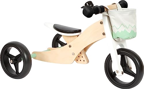 small foot Laufrad und Dreirad Salbeigrün aus Holz, 4in1, mit verstellbarem Sitz und gummierten Reifen, ab 1 Jahr, 12414 small foot Laufrad und Dreirad Salbeigrün aus Holz, 4in1, mit verstellbarem Sitz und gummierten Reifen, ab 1 Jahr, 12414 von Small Foot