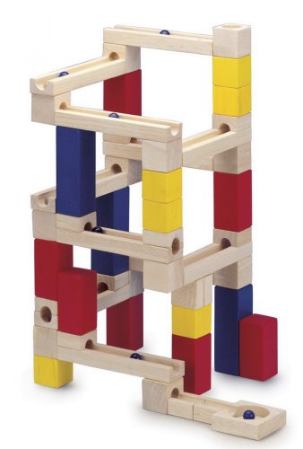 small foot 1530 Murmelbahn aus bunt lackiertem und naturbelassenem Holz, kreative Kugelbahnen selber bauen, One Size small foot 1530 Murmelbahn aus bunt lackiertem und naturbelassenem Holz, kreative Kugelbahnen selber bauen, One Size von Small Foot