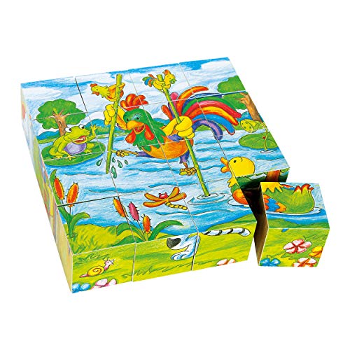 small foot 2019627 Würfelpuzzle Lottes Welt aus Holz, mit sechs liebevoll und farbenfroh gemalten Puzzlemotiven small foot 2019627 Würfelpuzzle Lottes Welt aus Holz, mit sechs liebevoll und farbenfroh gemalten Puzzlemotiven von Small Foot