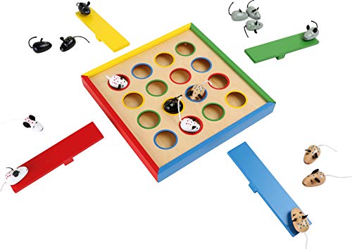 small foot Geschicklichkeitsspiel Hüpfmäuse aus Holz, Gesellschaftsspiel für 1 bis 4 Spieler, ab 4 Jahren, 7959 small foot Geschicklichkeitsspiel Hüpfmäuse aus Holz, Gesellschaftsspiel für 1 bis 4 Spieler, ab 4 Jahren, 7959 von Small Foot