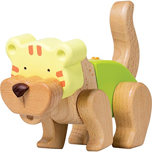small foot 9834 Kreativ Bausatz Tiger aus umweltfreundlicher Holzverarbeitung von Small Foot