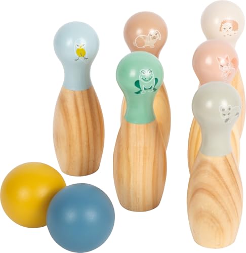 small foot Bowling „Garden Buddies“ aus Holz, Kegelspiel mit Tiermotiven, Kegelspiel für Kinder ab 3 Jahren, 12644 small foot Bowling „Garden Buddies“ aus Holz, Kegelspiel mit Tiermotiven, Kegelspiel für Kinder ab 3 Jahren, 12644 von Small Foot
