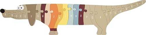 small foot Buchstabenpuzzle Hund aus Holz, mit 26 Puzzleteilen zum Lernen des Alphabets, für Kinder ab 3 Jahren, 12413 small foot Buchstabenpuzzle Hund aus Holz, mit 26 Puzzleteilen zum Lernen des Alphabets, für Kinder ab 3 Jahren, 12413 von Small Foot
