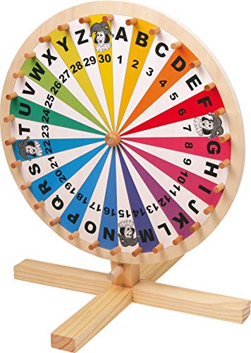 small foot Glücksrad aus Holz, auf jeder Tischplatte spielbar, Spielspaß für die ganze Familie, ab 5 Jahren, 6251 small foot Glücksrad aus Holz, auf jeder Tischplatte spielbar, Spielspaß für die ganze Familie, ab 5 Jahren, 6251 von Small Foot