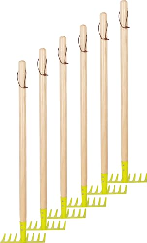 Small Foot Harken, 6er-Set, grün aus Holz und Metall, kindgerechtes Gartenwerkzeug für Kinder ab 3 Jahren, 12544 Small Foot Harken, 6er-Set, grün aus Holz und Metall, kindgerechtes Gartenwerkzeug für Kinder ab 3 Jahren, 12544 von Small Foot