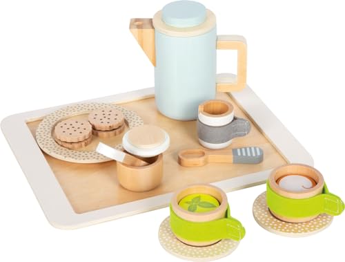 small foot Kaffee und Tee Set Kinderküche aus Holz, 15-TLG. Küchenspielzeug, Rollenspiel für Kinder ab 2 Jahren, 12484 small foot Kaffee und Tee Set Kinderküche aus Holz, 15-TLG. Küchenspielzeug, Rollenspiel für Kinder ab 2 Jahren, 12484 von Small Foot