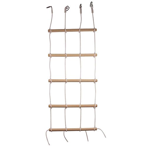 small foot Kletterwand mit 4 stabilen Seilen und 5 robusten Holzstangen, bis zu 120 kg belastbar, ab 3 Jahren, 6122 small foot Kletterwand mit 4 stabilen Seilen und 5 robusten Holzstangen, bis zu 120 kg belastbar, ab 3 Jahren, 6122 von Small Foot