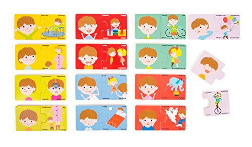 small foot Lernpuzzle Emotion aus Holz, bringt spielerisch Gefühle näher, 14 Emotionen zum Puzzlen, Art.-Nr. 10677 small foot Lernpuzzle Emotion aus Holz, bringt spielerisch Gefühle näher, 14 Emotionen zum Puzzlen, Art.-Nr. 10677 von Small Foot