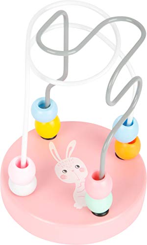 small foot Motorikschleife Hase Pastell, mit acht farbigen Kugeln und Zwei Metallschleifen, ab 12 Monaten, 11762, Mehrfarbig small foot Motorikschleife Hase Pastell, mit acht farbigen Kugeln und Zwei Metallschleifen, ab 12 Monaten, 11762, Mehrfarbig von Small Foot