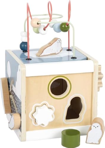 small foot Motorikwürfel Arctic aus FSC 100%-zertifiziertem Holz, Motorikspielzeug für Kleinkinder ab 12 Monaten, 12451 small foot Motorikwürfel Arctic aus FSC 100%-zertifiziertem Holz, Motorikspielzeug für Kleinkinder ab 12 Monaten, 12451 von Small Foot