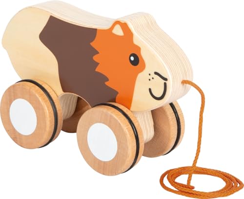 small foot Nachziehtier Meerschweinchen aus Holz, Nachziehspielzeug mit gummierten Rädern, fördert Motorik und Laufenlernen, für Kinder ab 1 Jahr, 12634 small foot Nachziehtier Meerschweinchen aus Holz, Nachziehspielzeug mit gummierten Rädern, fördert Motorik und Laufenlernen, für Kinder ab 1 Jahr, 12634 von Small Foot