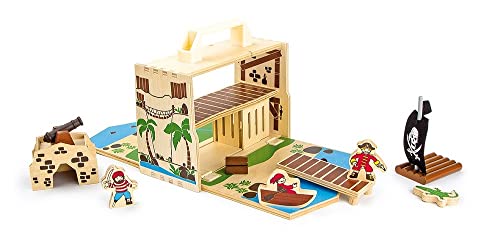 small foot Pirateninsel im Koffer, Spielset für Kinder, aus Holz, inkl. Spielfiguren, ab 3 Jahren. Art-Nr. 9541 small foot Pirateninsel im Koffer, Spielset für Kinder, aus Holz, inkl. Spielfiguren, ab 3 Jahren. Art-Nr. 9541 von Small Foot