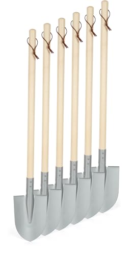 Small Foot Schaufeln, 6er-Set, grau aus Holz und Metall, kindgerechtes Gartenwerkzeug für Kinder ab 3 Jahren, 12546 Small Foot Schaufeln, 6er-Set, grau aus Holz und Metall, kindgerechtes Gartenwerkzeug für Kinder ab 3 Jahren, 12546 von Small Foot