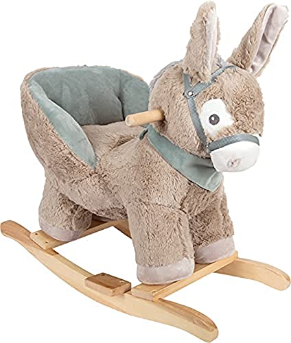 small foot Schaukeltier Esel mit Sitz, für Kinder ab 12 Monaten, aus Plüsch und Holz und mit Griffen, Art. 12210 small foot Schaukeltier Esel mit Sitz, für Kinder ab 12 Monaten, aus Plüsch und Holz und mit Griffen, Art. 12210 von Small Foot