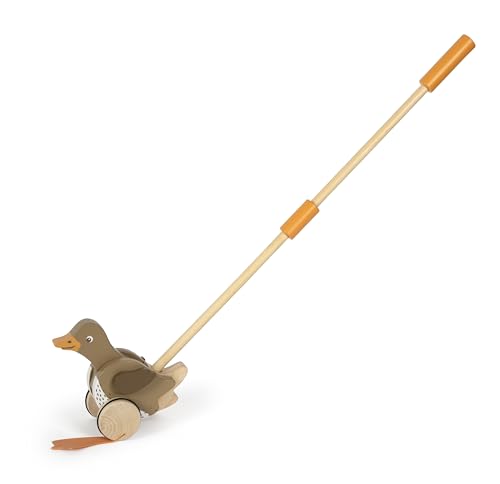 small foot Schiebetier Ente mit beweglichem Kopf aus Holz, hilft beim Laufenlernen, Schiebespielzeug für Kinder ab 18 Monaten, 12493 small foot Schiebetier Ente mit beweglichem Kopf aus Holz, hilft beim Laufenlernen, Schiebespielzeug für Kinder ab 18 Monaten, 12493 von Small Foot
