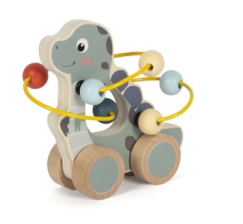 small foot Schiebetier mit Motorikschleife „Dino“, aus FSC 100%-zertifiziertem Holz, für Kinder ab 12 Monaten, 12615 small foot Schiebetier mit Motorikschleife „Dino“, aus FSC 100%-zertifiziertem Holz, für Kinder ab 12 Monaten, 12615 von Small Foot