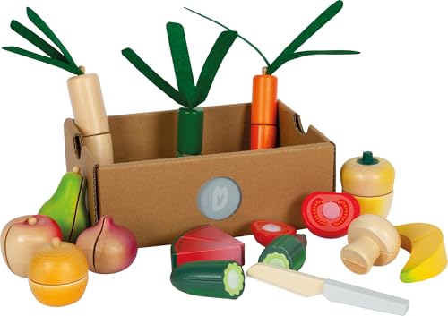 small foot Schneide-Set Obst und Gemüse Fresh, Lebensmittel für Kinderküche, Rollenspielzeug ab 2 Jahren, 12563 small foot Schneide-Set Obst und Gemüse Fresh, Lebensmittel für Kinderküche, Rollenspielzeug ab 2 Jahren, 12563 von Small Foot