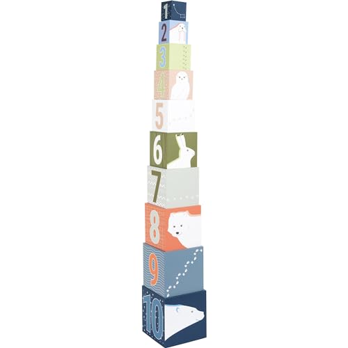 Small Foot Stapelwürfel „Arctic“, Motorikspielzeug zum Stapeln mit Polartier-Motiven, für Kinder ab 12 Monaten, 12441 Small Foot Stapelwürfel „Arctic“, Motorikspielzeug zum Stapeln mit Polartier-Motiven, für Kinder ab 12 Monaten, 12441 von Small Foot