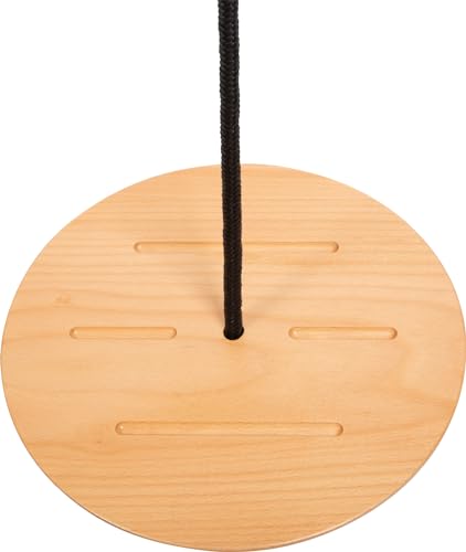 small foot Tellerschaukel mit Kletterseil „Black Line“, Kletterschaukel für Kinder und Erwachsene, ab 3 Jahren, 12406 small foot Tellerschaukel mit Kletterseil „Black Line“, Kletterschaukel für Kinder und Erwachsene, ab 3 Jahren, 12406 von Small Foot