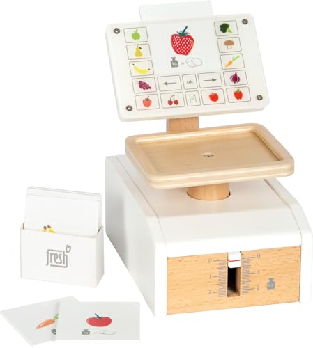 small foot Waage Fresh aus Holz, multifunktionales Zubehör für Kaufladen, Rollenspielzeug, ab 3 Jahren, 12418 small foot Waage Fresh aus Holz, multifunktionales Zubehör für Kaufladen, Rollenspielzeug, ab 3 Jahren, 12418 von Small Foot