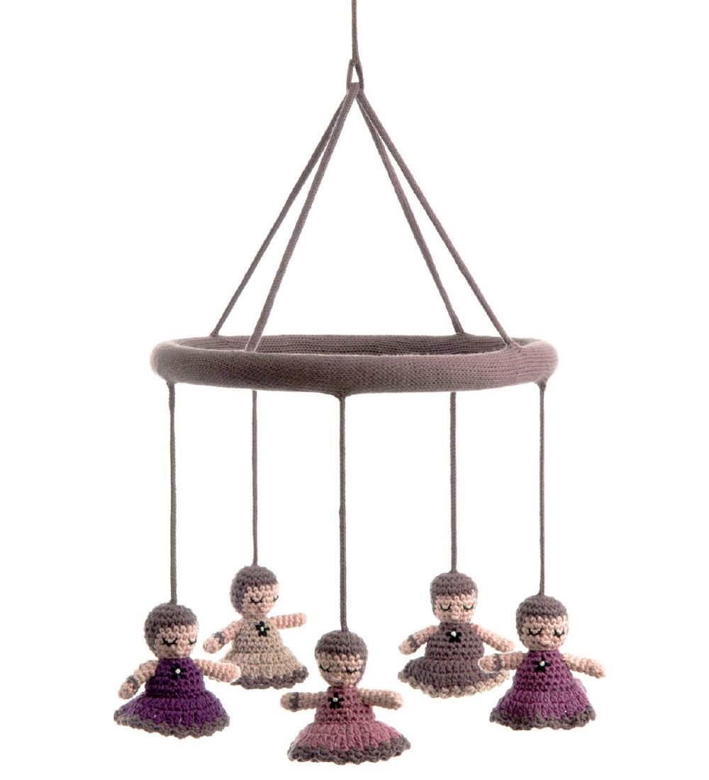 Smallstuff Baby-Mobiles - Puppen - Pink/Mattes Lila - Smallstuff - One Size - Baby-Mobile Smallstuff Baby-Mobiles - Puppen - Pink/Mattes Lila - Smallstuff - One Size - Baby-Mobile von Smallstuff
