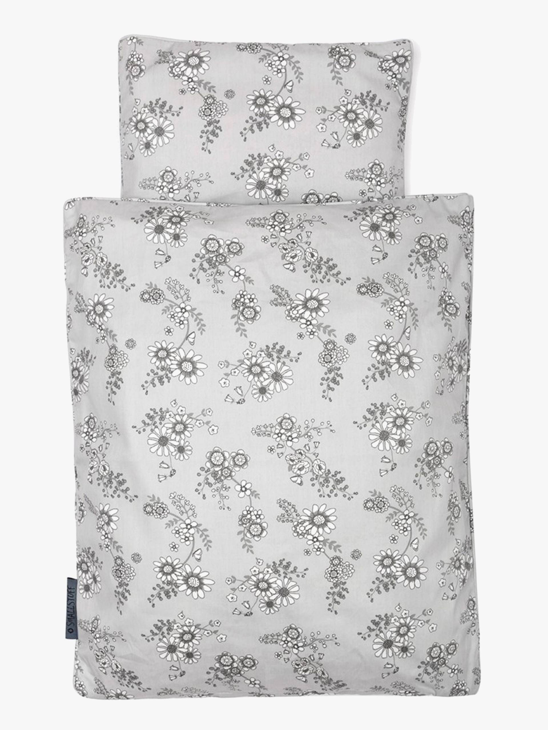 Smallstuff Bettwäsche fürs Puppenbett, Grau von Smallstuff